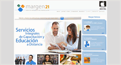 Desktop Screenshot of margen21.com.mx